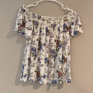 American eagle off the shoulder top